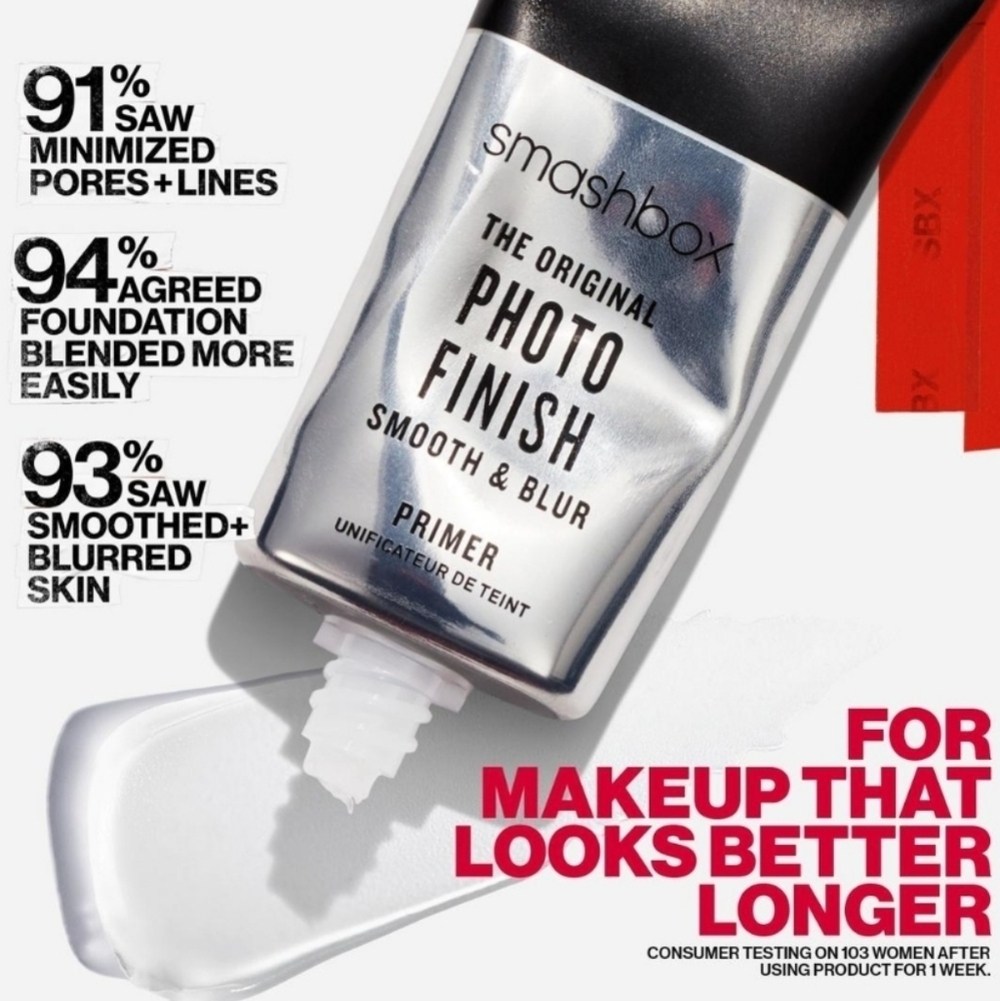 CLEARANCE! Smashbox Original Photo Finish Smooth & Blur Primer, 30ml, NIB - Picture 5 of 7